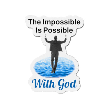 Vinyl die-cut magnet with